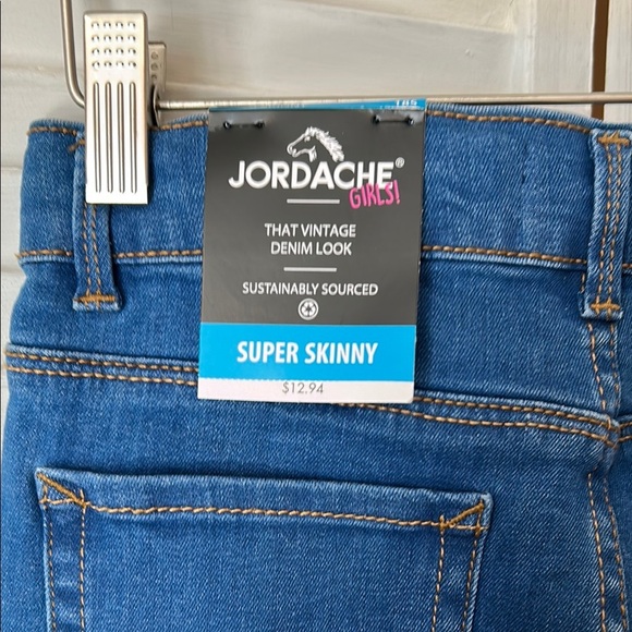 Girls size 18 slim Super Skinny stretch blue jeans Jordache NWT - Picture 7 of 11